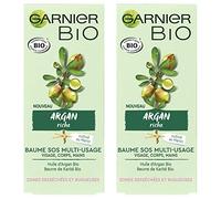 Garnier Bio - Bálsamo SOS multiusos - Argán rico - Zonas secas y rugosas - Lote de 2 x 50 ml
