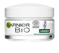 Garnier Bio Crema Anti Edad Regeneradora Aceite Esencial Lavanda y Argán Ecológicos y Vitamina E - 50 ml
