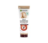 Garnier Body Superfood - Bálsamo reparador de manos 48 horas con manteca de cacao y cerámica - Fórmula vegana con un 98% de ingredientes naturales - para manos extra secas - 75 ml