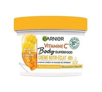 Garnier Body Superfood - Crema corporal con nutrientes - Vitamina C y mango - 100 horas de hidratación - 97% ingredientes naturales - Para todo tipo de piel - 380 ml