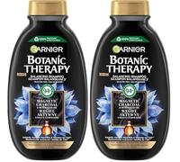 Garnier Champú Botanic Therapy de carbón activado y aceite de comino negro, 400 ml (Paquete de 2)