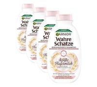 Garnier Champú calmante con leche de avena suave para cabello sensible y cuero cabelludo sensible, 250 ml (Paquete de 4)