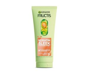 GARNIER - Champú Garnier Fructis Keratin Sleek 200ml para Cabello Seco y Frizz