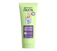 Garnier Champú hidratante para todo tipo de rizos instantáneos, con 5% de ácido hialurónico y karité, vegano, sin siliconas, método de rizos de fructis, 1 x 200 ml