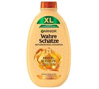 Garnier Champú para cabello quebradizo, formato XL, champú reparador con miel de acacia y cera de abejas, para más brillo y suavidad, miel verdaderos tesoros, 1 x 600 ml