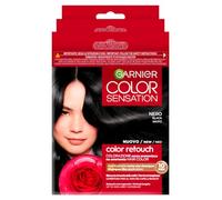 Garnier Color Sensation Color Retouch Tinte para el Cabello Coloración Permanente Ideal para Rebrote Cubre el 100% de las Canas Aplicación Sencilla Color Negro - Pack de 3 Tintes
