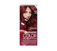 Garnier Color Sensation Coloration - Rojo intenso 6.60 - Tinte permanente en crema - todos los tipos de cabello - Color hasta 10 semanas y cubre el cabello blanco al 100 %