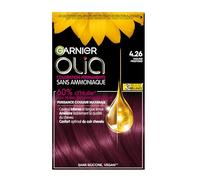 Garnier Coloración permanente - Sin amoníaco - Con aceites naturales de flores - Violina Profundo (4.26) - Olia Vivids