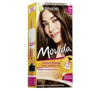 Garnier Crema de Cuidado Movida/Intensivo de Películas Precortadas pelo Color 29 Marrón Claro Fresco, Set de 3 Colorantes