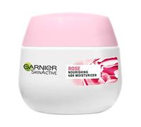 GARNIER, crema de día, Moisture+ Rose Floral Water para Piel Seca y Sensible, 50 ml