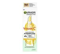Garnier Crema de ojos antiojeras y líneas finas, 15 ml | 4% niacinamida, vitamina C, complejo de cafeína, neutraliza la decoloración oscura, mejora el brillo, SkinActive