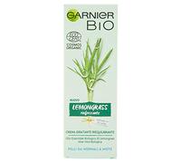 Garnier Crema facial Bio Lemongrass Refrescante, crema facial natural hidratante y reequilibrante, fórmula de lemongraso, para pieles normales o mixtas, 50 ml