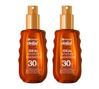 GARNIER | Delial Aceite Protector Bronceador SPF 30 para un Bronceado Optimo, Acabado Satinado, Resistente al Agua, No Pegajoso 2X150ml