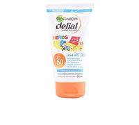 GARNIER DELIAL Crema Solar Muy Alta Protección FPS50+ Niños Para Pieles Claras, Sensibles E Intolerantes Al Sol, Resistente Al Agua 150 ml