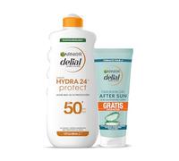 Garnier Delial Hydra 24H Pack Leche Solar FPS50+ After Sun, 2 Pack