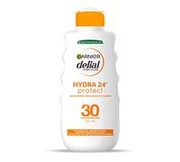 Garnier Delial Hydra 24h Protect Leche Protectora Rostro y Cuerpo con [Manteca de Karité]. Alta Protección FPS 30. Antisequedad. Absorción rápida y muy resistente al agua. 175 ml