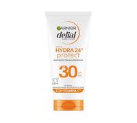 Garnier, Delial Leche Protectora Hydra 24H SPF30 Textura Leche Ligera Hidratante con Vitamina C, Protección UVA UVB, Resistente al Agua, Fórmula No Grasa de Rápida Absorción para el Cuerpo, 50ml