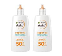 GARNIER| Delial Pack de 2 SUPER UV Niacinamida FPS50+ Crema Fluida Diaria Anti-Imperfecciones, 2x40ml