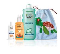 Garnier Delial Pack Spray SPF50, Crema Facial y After Sun, 150+40+400ml