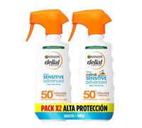 Garnier Delial Pack x2 Spray Sensitive Advanced con Ceramidas SPF50+ Adultos + Niños 270ml +270ml
