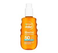 Garnier Delial Sensitive Advanced Agua Solar Hidratante FPS 50, 150ml | Acabado no Graso, Protección FPS50, Fórmula Vegana, Fórmula Hipoalergénica, Rápida Absorción, Sensitive Advanced