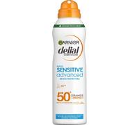 GARNIER DELIAL Sensitive Advanced bruma solar ceramide protect SPF-50,150 ml muy resistente al agua, no graso y sin alcohol