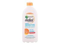 ¡25% DTO! Delial Sensitive Advanced Leche Protector Solar SPF 50+ para pieles claras, sensibles e intolerantes al sol 400 ml