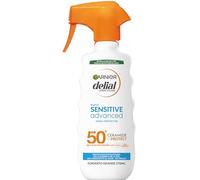 GARNIER - Delial Sensitive Advanced Protector Solar en Spray SPF 50+ para Pieles Sensibles y Claras, 270ml, Tecnología Ceramide Protect, Muy Resistente al Agua