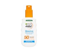 GARNIER DELIAL Spray Solar Muy Alta Protección FPS50+ Para Pieles Claras, Sensibles E Intolerantes Al Sol, Resistente Al Agua 200 ml