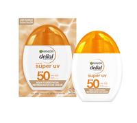 Garnier Delial Super UV Aqua Fluido Facial Refrescante con [Ácido Hialurónico] Muy Alta Protección FPS 50+. 12H piel Fresca y Efecto Mate. Textura muy fresca y acuosa. Acabado Invisible. 40 ML