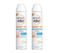 GARNIER | Delial SUPER UV FPS50+ Bruma Protectora Facial con Textura Invisible - 2x75ML