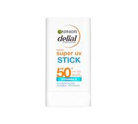 Garnier Delial Super UV Stick Antioxidante e Hidratante con [Vitamina E]. Muy Alta Protección FPS 50+. 8H de Hidratación. Acabado invisible. No graso.18 ml