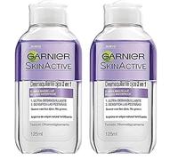GARNIER Desmaquillante 2 en 1 Skin Active - 125 ml (Paquete de 2)