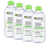 Garnier desmaquillantes - agua micelar pieles combinadas y sensibles - Solución Micelar Todo en 1 - - Juego de 4