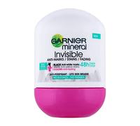 GARNIER Desodorante Mineral Roll on Invisible Protection 48H Floral Touch 50 ml Pack of 4 (4 x 50 ml)