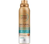 Garnier Espray autobronceador Natural Bronzer para un bronceado uniforme y natural, absorción rápida, efecto nutritivo, con aceite de albaricoque y vitamina E, Ambre Solaire 150 ml