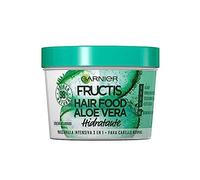 Garnier Fructis Aloe Vera Hair Food - Mascarilla hidratante 3 en 1 para cabello normal a seco, 390 ml