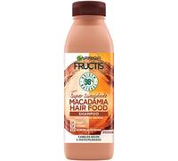 Garnier Fructis Hair Food Champú de Macadamia Alisadora para Pelo Seco y Rebelde - 350 ml