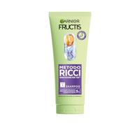 Garnier Fructis Champú hidratante para cabello rizado definido, hidratado y suave, enriquecido con ácido hialurónico y manteca de karité, método rizado, 200 ml