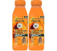 Garnier Fructis Champú Papaya Reparadora, Banana, 350 ml (Paquete de 2)