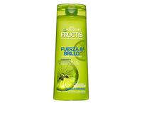Garnier Fructis Fuerza y Brillo Champú Pelo Normal, 380 ml (Paquete de 1) | Champú Fuerza y Brillo para Cabello Normal, Fortalece y Aporta Brillo, Garnier Fructis, 380 ml