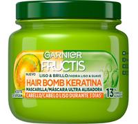 ¡17% DTO! Fructis Hair Bomb Keratina Mascarilla Capilar Liso - Brillo 320 ml