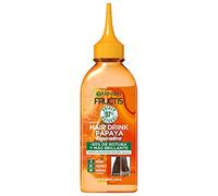Garnier Fructis Hair Drink Papaya Tratamiento Lamelar Instantáneo con Aclarado, Acondicionador Líquido, Para Cabellos Dañados, 200ml