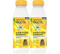 GARNIER Fructis Hair Food Acondicionador Banana Nutritiva, 350 ml (Paquete de 2)