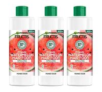 Garnier Fructis Hair Food - Acondicionador de volumen para cabello fino (3 unidades, 400 ml)
