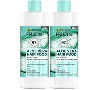 Garnier Fructis Hidratante Aloe Vera Hair Food Acondicionador, para cabello normal a seco, vegano, 400 ml (1 unidad) (Paquete de 2)