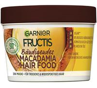 Garnier Fructis Macadamia Hair Food, sin silicona, sensación natural, 390 ml