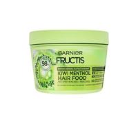 Garnier Fructis - Mascarilla para el cabello con mentol y kiwi refrescante, multiuso, con agua de kiwi y mentol para hidratación y frescura, 400 ml
