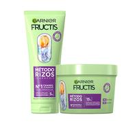 Garnier Fructis Método Rizos Champú, Pre-Champú, Mascarilla y sérum para Rizos Hidratados durante 72h
