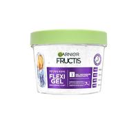 Garnier Fructis Curls Method Flexi Hold Gel Paso 3 Gel de peinado hidratante para todo tipo de rizos. 100H de hidratación + Fijación flexible. Con complejo de ácido hialurónico hidratante. Sin alcohol